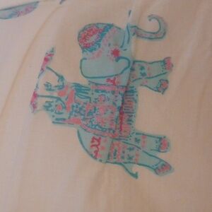 Lilly Pulitzer Pottery Barn King Quilt/comforter. Elephant Bazaar. New. NIP